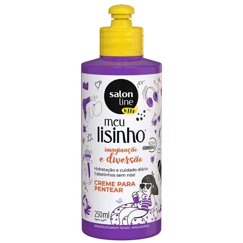 CREME DE PENTEAR MEU LISINHO KIDS IMAGINACAO E DIVERSAO SALON LINE 250ML