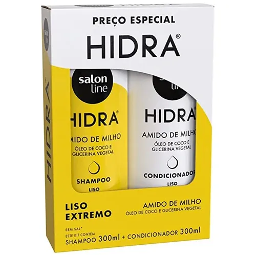 KIT SALON LINE SHAMPOO+CONDICIONADOR SALON LINE LISO EXTREMO 300ML+300ML