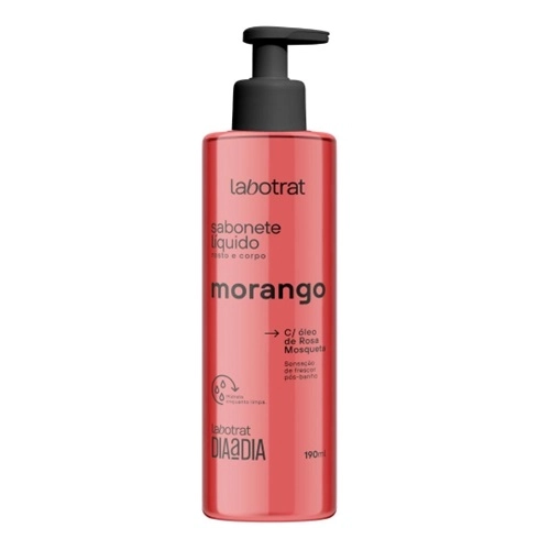 SABONETE LIQUIDO LABOTRAT MORANGO 190ML