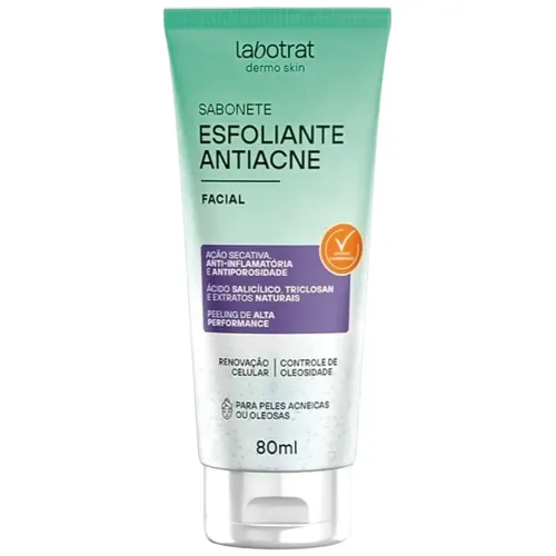 SABONETE ESFOLIANTE LABOTRAT ANTIACNE 80G