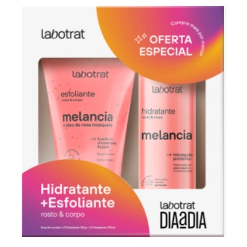KIT LABOTRAT ESFOLIANTE+HIDRATANTE MELANCIA 2UN 150G+190G