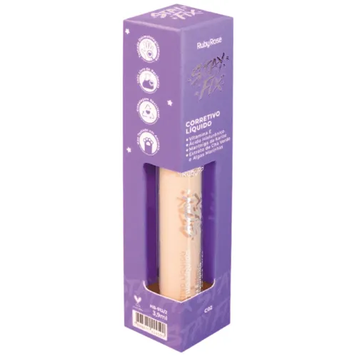 CORRETIVO LIQUIDO STAY FIX RUBY ROSE COR 1