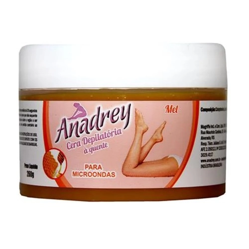 CERA DEPILATORIA ANADREY QUENTE MEL 260G