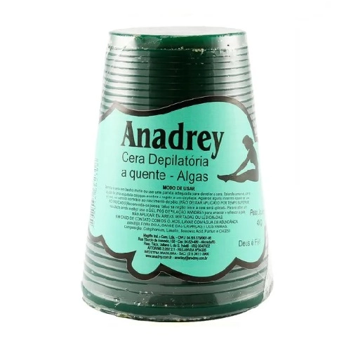 CERA DEPILATORIA ANADREY QUENT ALGAS 400G