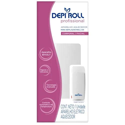 APARELHO PARA DEPILACAO ROLL AQUECEDOR DECORADO