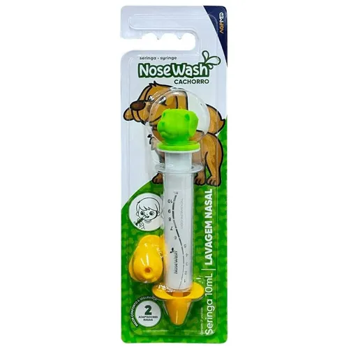 SERINGA LAVAGEM NASAL NOSEWASH CACHORRO
