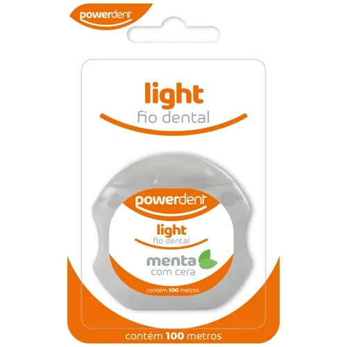 FIO DENTAL POWERDENT LIGHT MENTA 100M