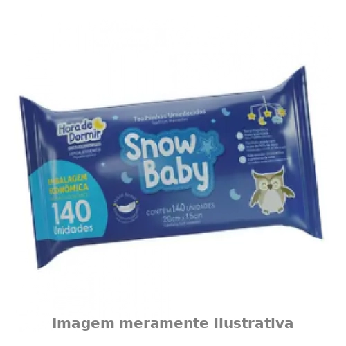 Toalhas Umedecidas Snow Baby Hora De Dormir 140Un