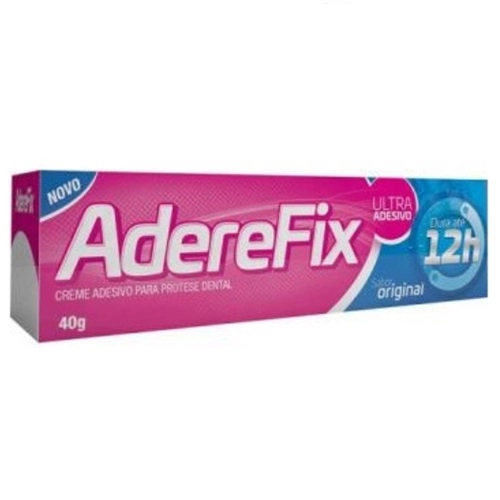 CREME ADESIVO PARA PROTESE DENTAL ADEREFIX ORIGINAL 40G 