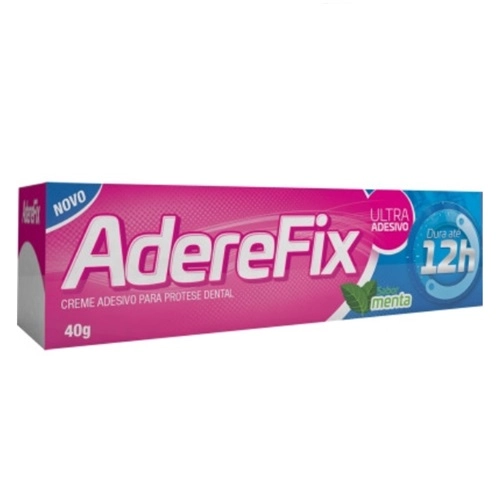 ADEREFIX MENTA CREME ADESIVO PARA PROTESE DENTAL 40G 
