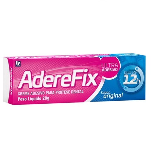 CREME ADESIVO PARA PROTESE DENTAL ADEREFIX ORIGINAL 20G 