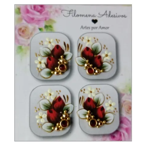 ADESIVO DE UNHA HALY ROLA COM JOINHAS 1UN