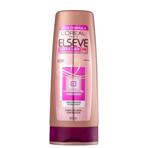 CONDICIONADOR ELSEVE QUERA LISO 400ML