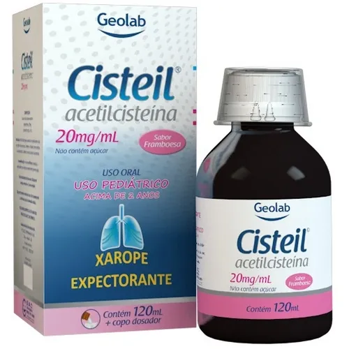 CISTEIL ACETILCISTEINA XAROPE PED 20MG 120ML