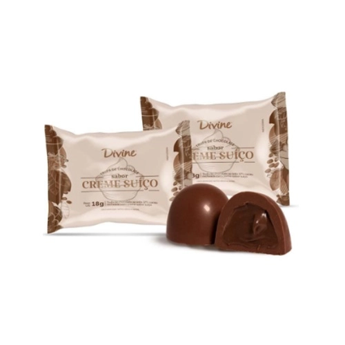 Divine Chocolate Trufa  Ao Leite Creme Suico 18G