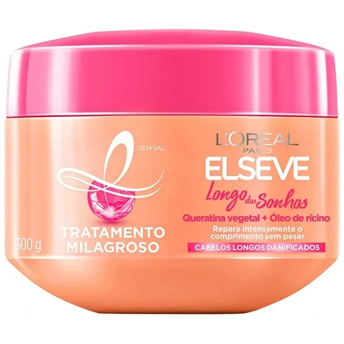 CREME ELSEVE TRATAMENTO DREAM LONG 300G
