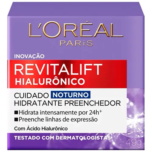 CREME REVITALIFT NOTURNO HIALURONICO 49G