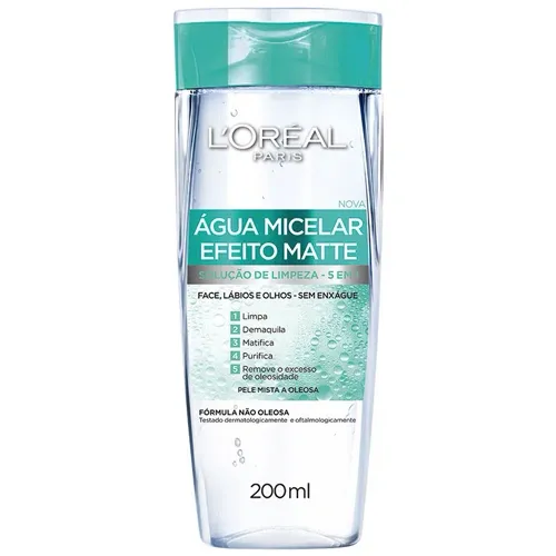 AGUA MICELAR LOREAL EFEITO MATTE 200ML