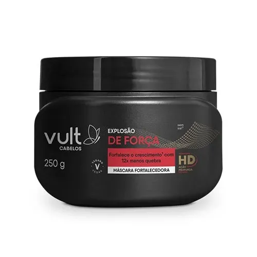 MASCARA CAPILAR VULT EXPLOSAO DE FORCA 250G