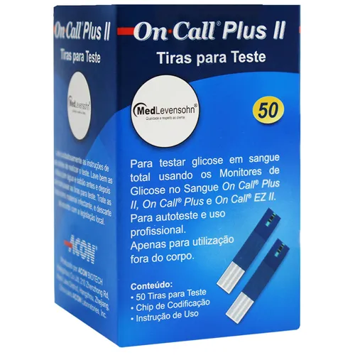 TESTE GLICOSE ON CALL 50UN