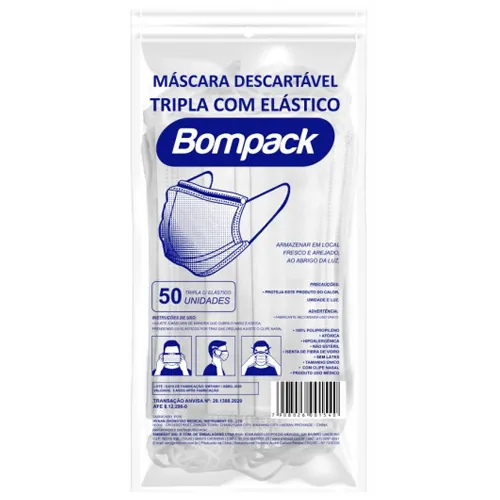 MASCARA BOMPACK TRIPLA 50UN