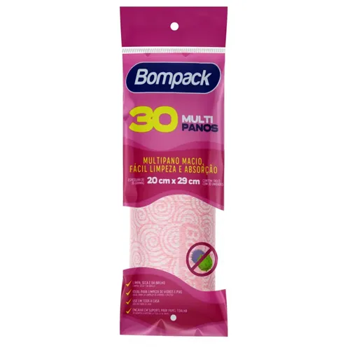 PANO BOMPACK LIMP SLIM ROSA 30UN