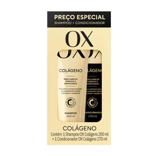 KIT OX COLAGENO SHAMPOO 200ML+CONDICIONADOR 170ML
