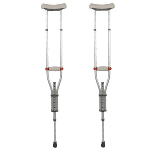 Muleta Axiliar Regulavel Ortopedica De Aluminio Par D7 Universal Dellamed