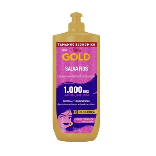 CREME PENTEAR NIELY GOLD SALVA FIOS 500ML